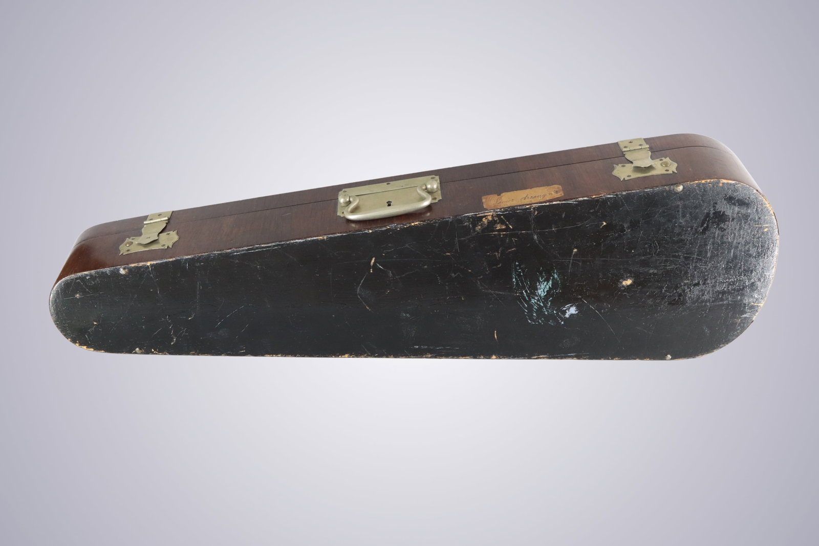 A WOODEN VIOLIN CASE - 7