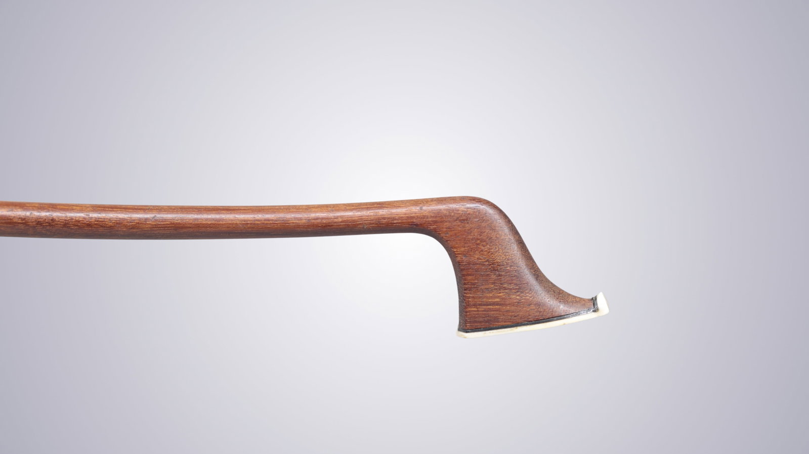 A STRONG GERMAN SILVER MOUNTED CELLO BOW - 5