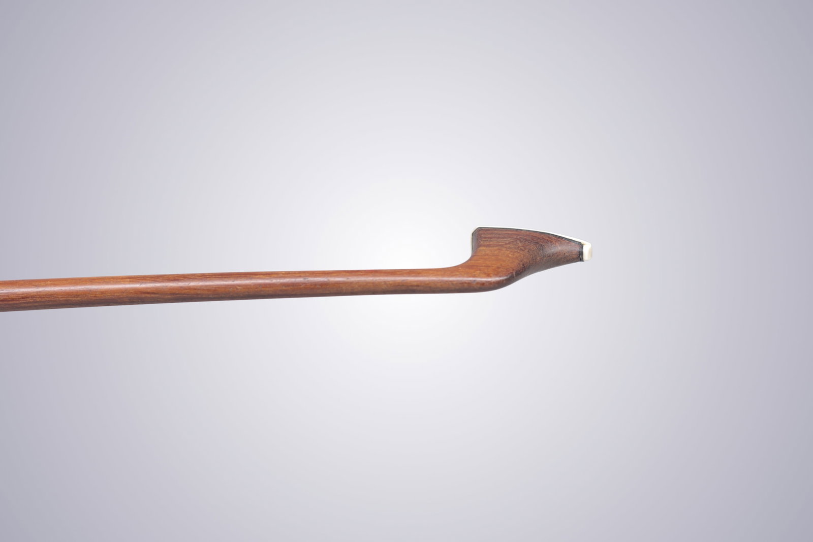 A STRONG GERMAN SILVER MOUNTED CELLO BOW - 6