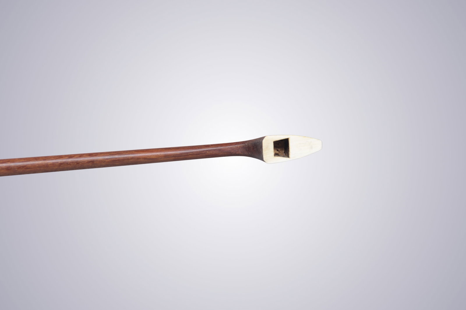 A STRONG GERMAN SILVER MOUNTED CELLO BOW - 7
