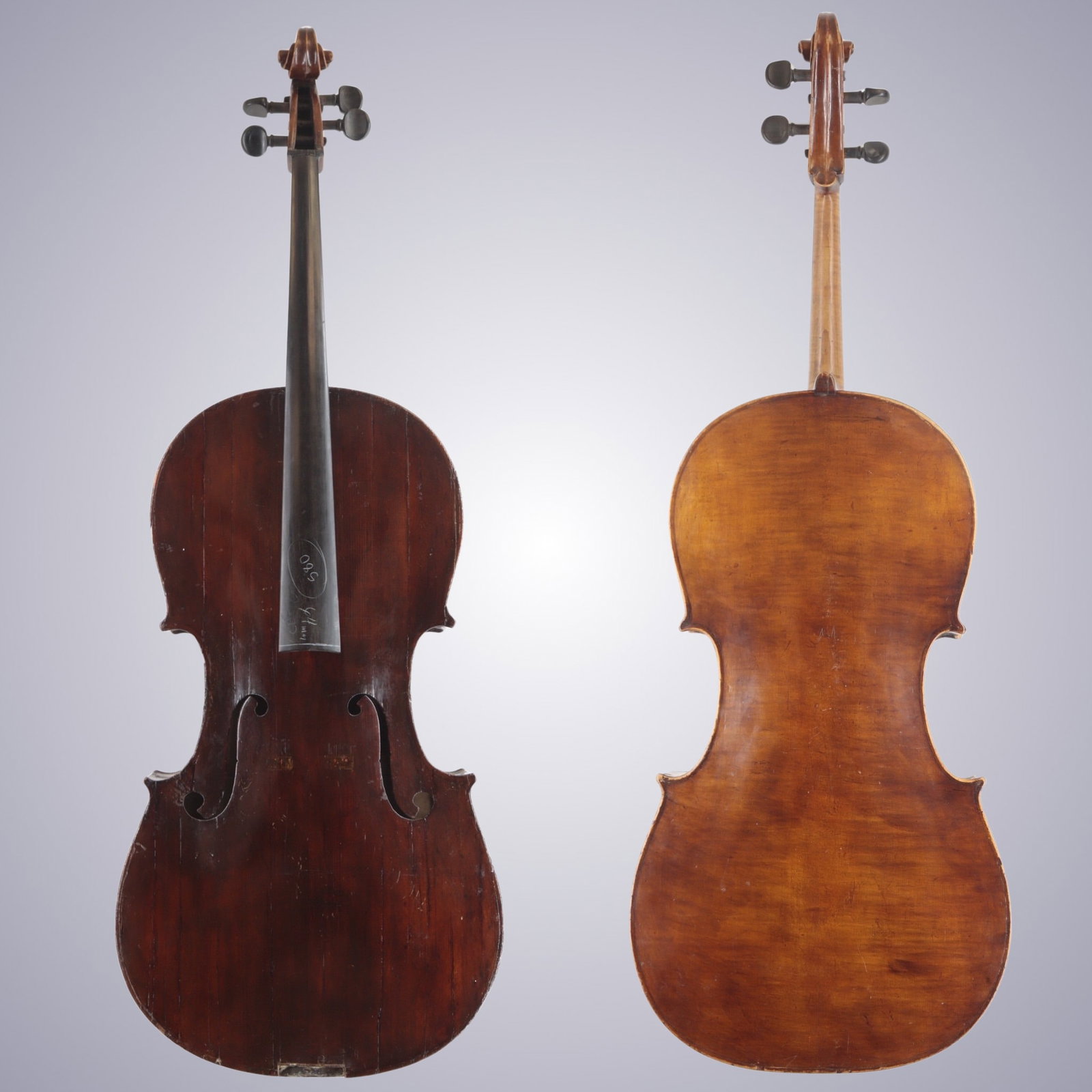 A CELLO LABELED ADOLPHUS MONNIG PESTINI (1 of 17)