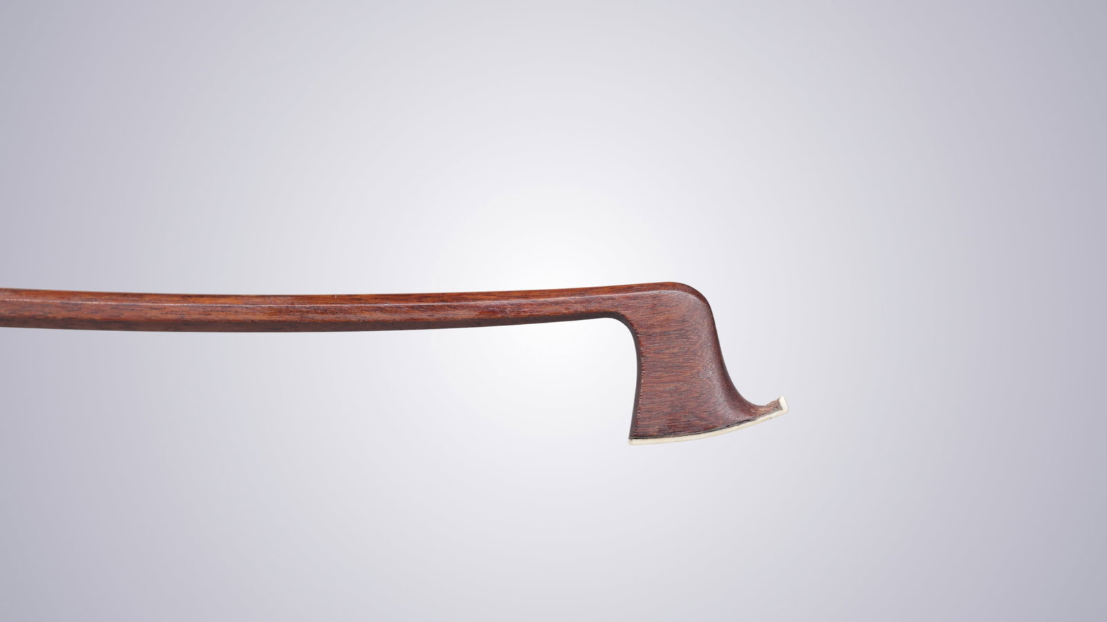 A SILVER MOUNTED VIOLIN BOW ATTRIBUTED TO L. BAUSCH WORKSHOP - 5
