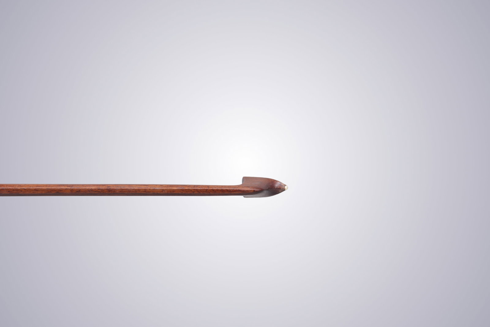 A SILVER MOUNTED VIOLIN BOW ATTRIBUTED TO L. BAUSCH WORKSHOP - 6