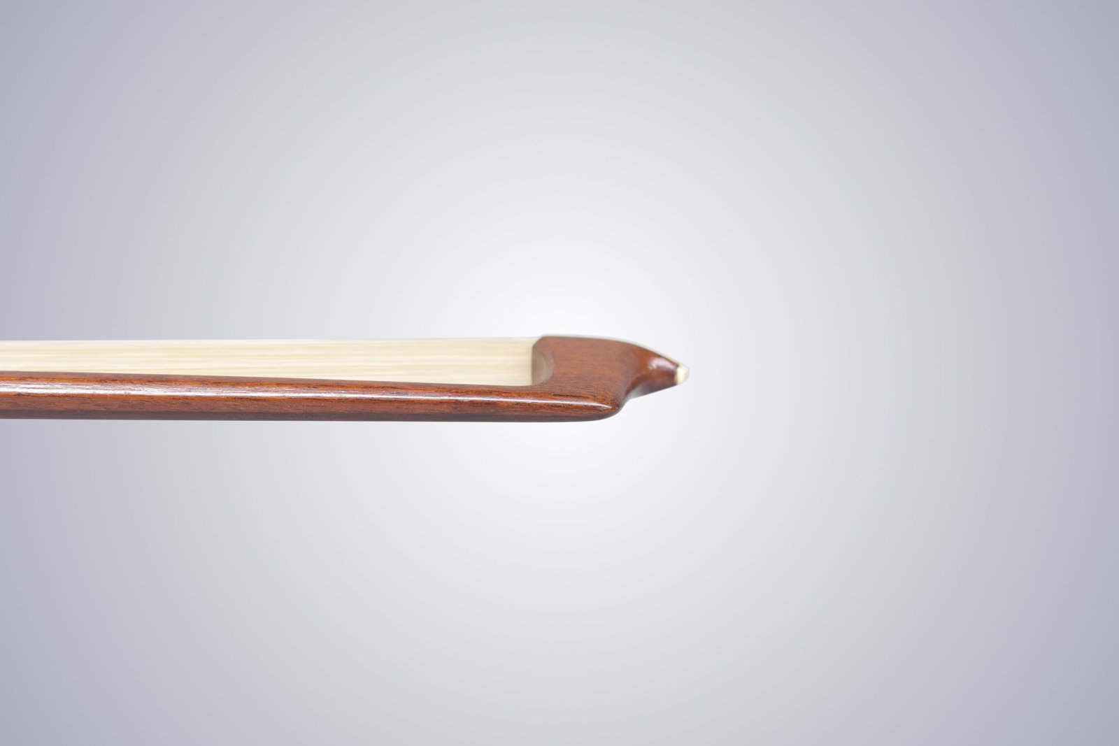 A SILVER MOUNTED VIOLIN BOW STAMPED E. WERNER - 7