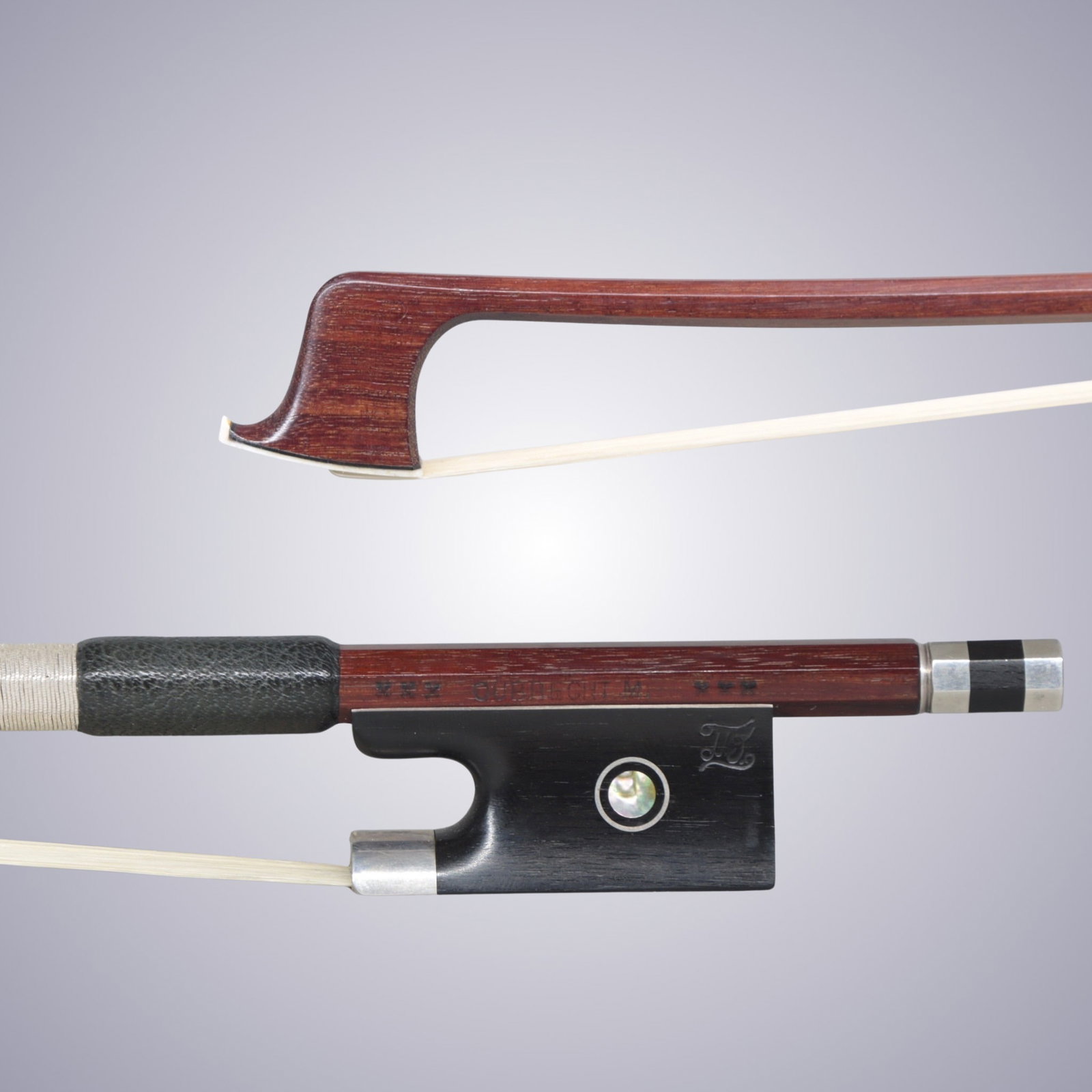 A SILVER MOUNTED VIOLIN BOW BY MILAN OUBRECHT (1 of 11)