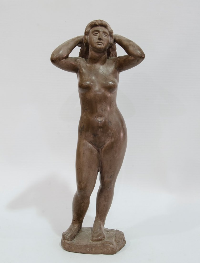 Plaster figure near Aristides Maillol .Size : 35 cm: Plaster figure near Aristides Maillol .Size : 35 cm