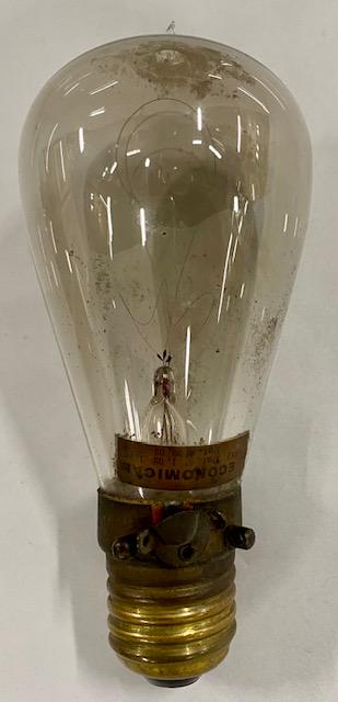 Vintage Light Bulb - WORKS!: Vintage Light Bulb. WORKS! Marked: Economical 16 x 1 Pat. 6' 1,02 Pat. 6, 30, 03 110V. Photos are considered part of the description and condition.