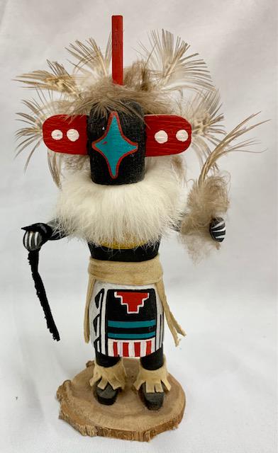Kachina Doll: Kachina Doll Signed on Bottom - Chasing Star Apx. 7 1/4" H. Photo's are considered part of the description and condition.