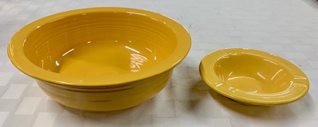 Vintage Yellow Fiesta Bowl and Ashtray (1 of 8)