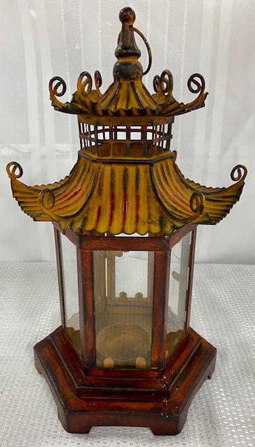 Metal Decorative Pagoda Lantern (1 of 5)
