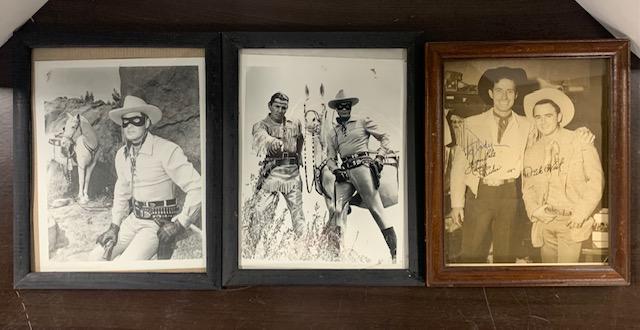 3 Vintage Western Photos-1 Signed (1 of 7)