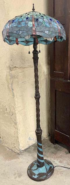 Leaded Dragonfly Floor Lamp - As Is (1 of 14)