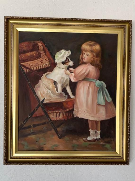 Oil on Canvas Signed Alan (1 of 4)