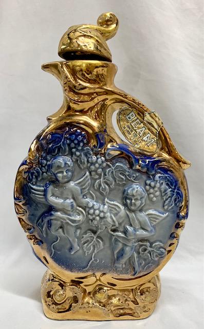 Jim Beam Collectible Decanter w/ Cherubs (1 of 13)
