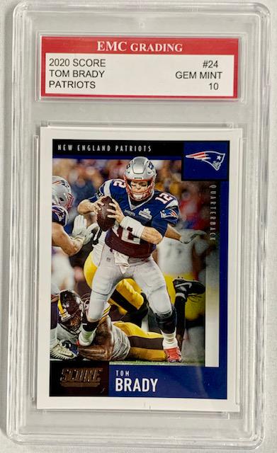 2020 Tom Brady Patriots Score Collectors Card (1 of 3)