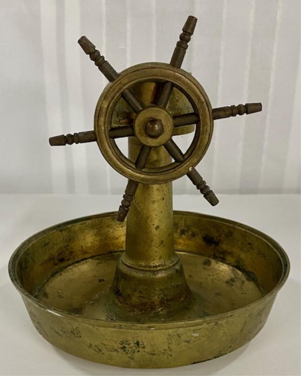 Antique Brass Helm Compass (1 of 5)