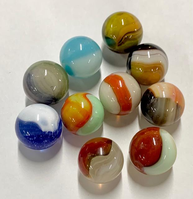 10 Assorted Vintage Marbles (1 of 3)