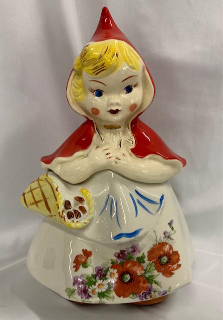 Vintage Red Riding Hood Cookie Jar (1 of 8)