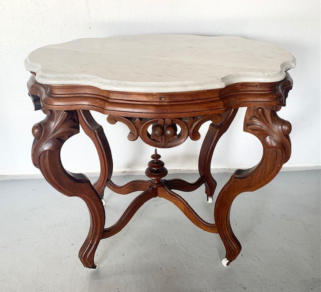 Exceptional Victorian Marble Top Table (1 of 10)