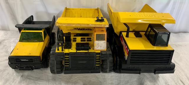 3 Collectable Used Tonka Toy Trucks (1 of 19)