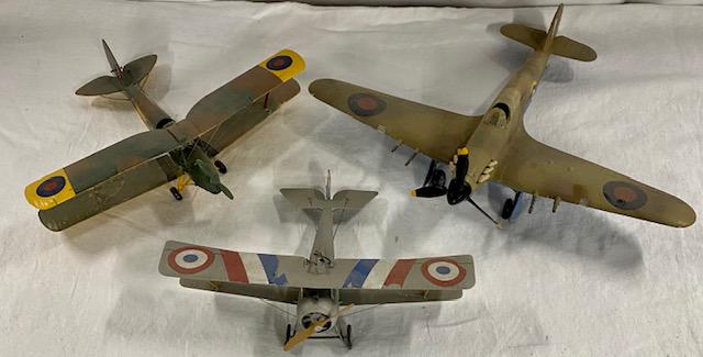 3 Vintage Model Military Airplanes (1 of 19)