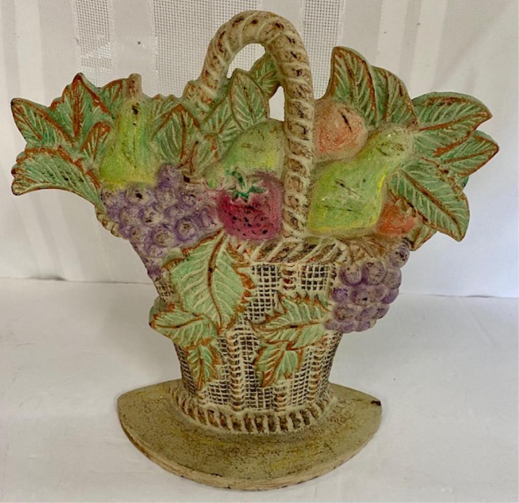 Cast Iron Flower Door Stopper (1 of 4)