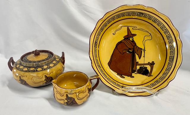 3  Pieces of Antique Royal Doulton "Witches" (1 of 20)