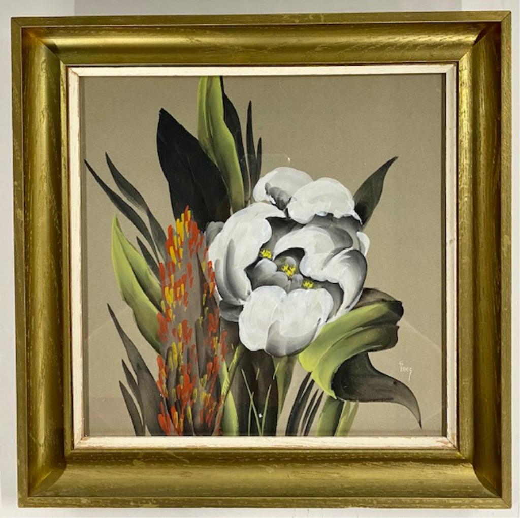 Floral Watercolor Signed Inez (1 of 5)