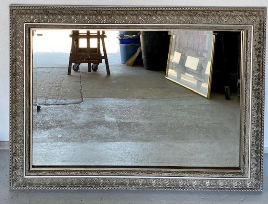 Beautiful Silver Color Beveled Wall Mirror (1 of 6)