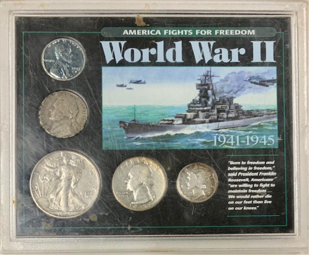 WWII Coin Set 1941-1945 (1 of 7)