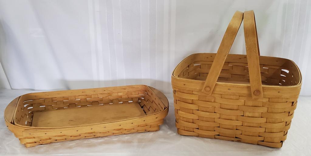 2 Longaberger Baskets (1 of 9)