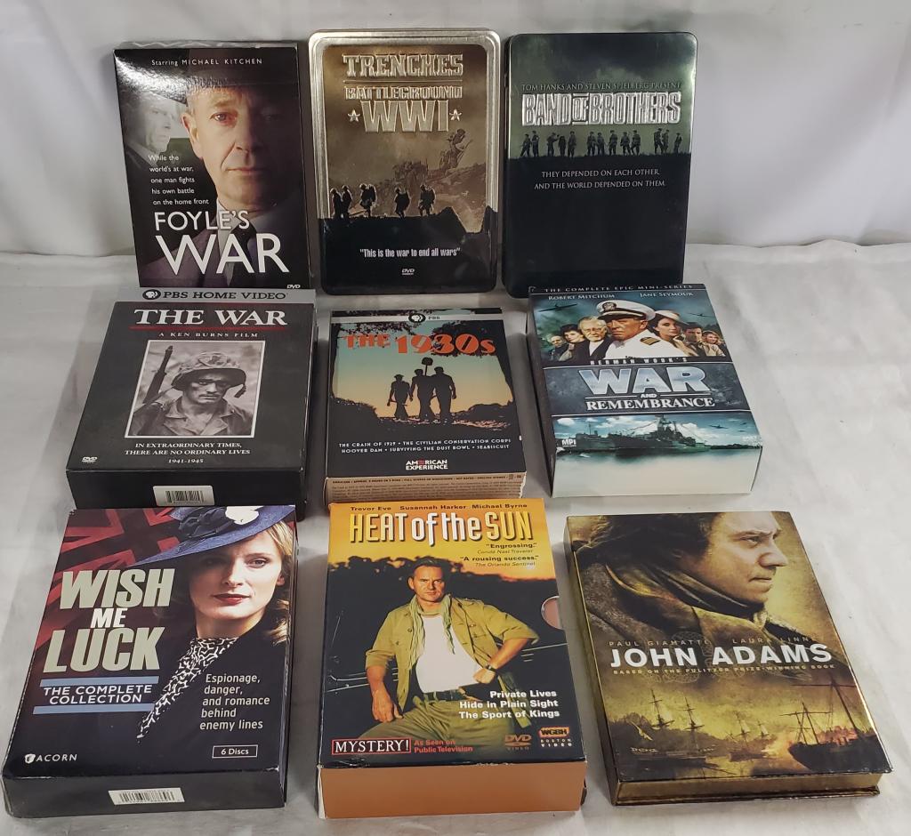 9 DVD War Movies Sets. (1 of 7)