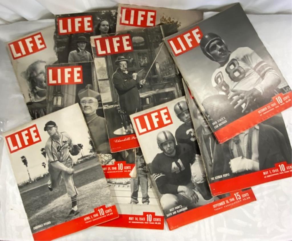 10 Vintage Life Magazines (1 of 10)
