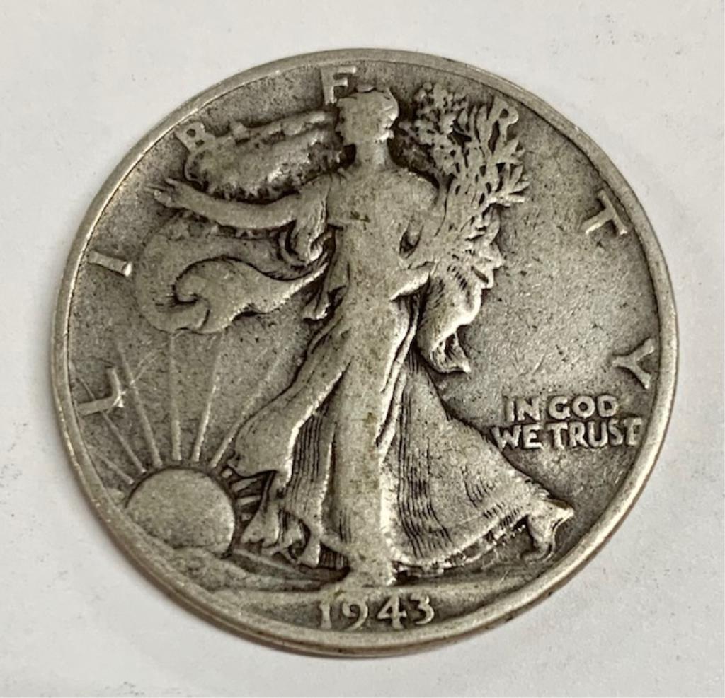 1943 Walking Liberty Half Dollar (1 of 2)