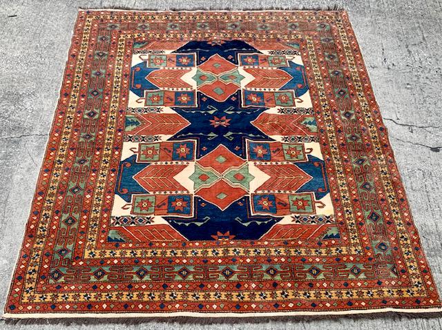 Vintage Hand Tied Kazak Style Wool Rug (1 of 14)