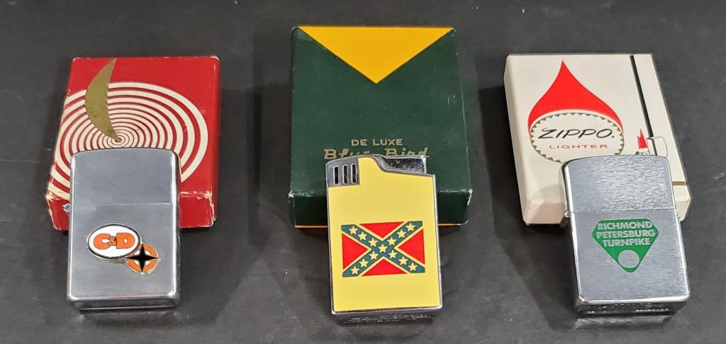 3 Vintage Collectible Lighters (1 of 8)