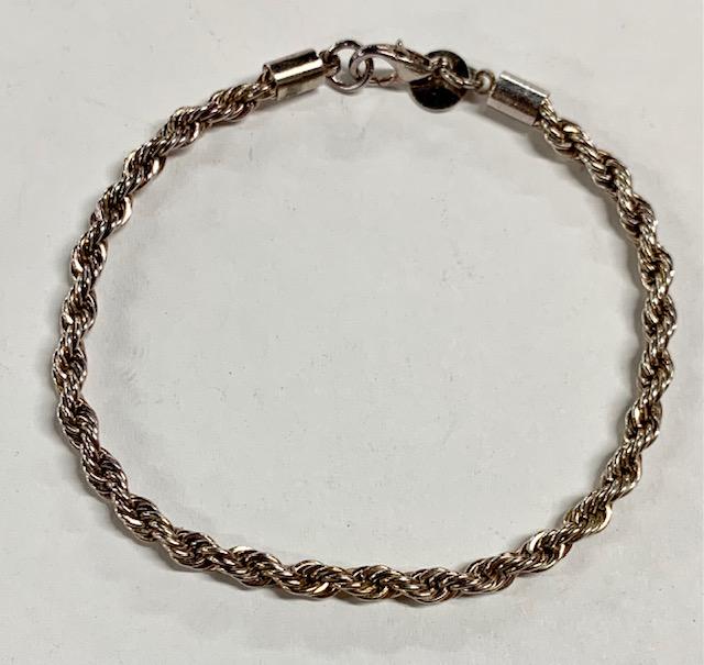 Sterling Rope Chain Bracelet (1 of 2)