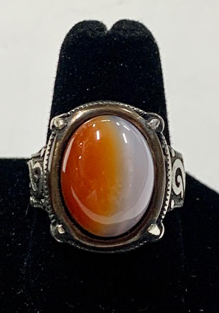 Sterling Ring with Multi-Colored Stone (1 of 6)