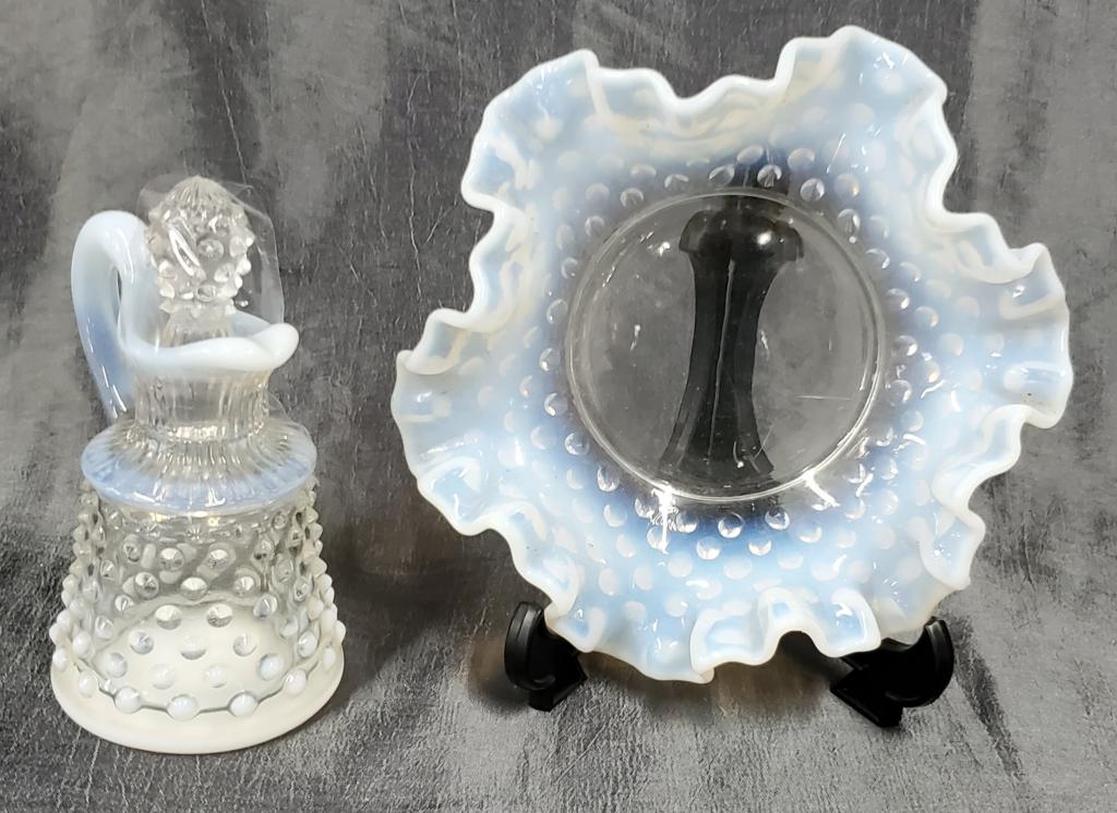Fenton Cruet and Plate/Bowl (1 of 6)
