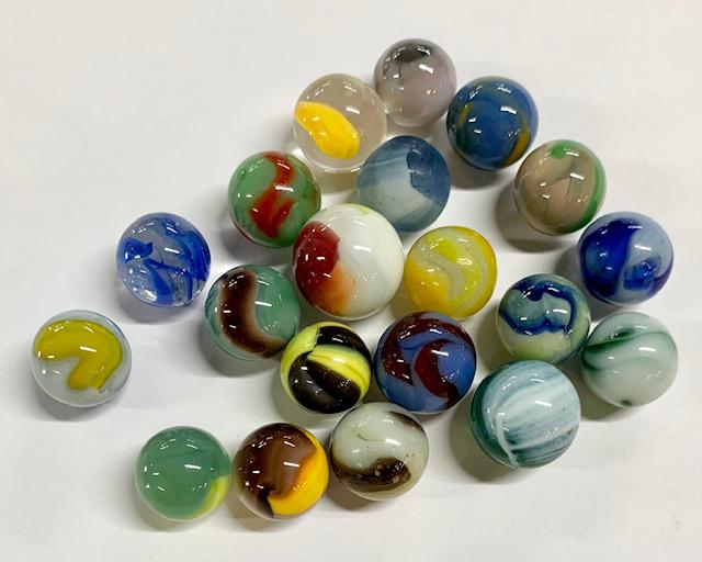 20 Assorted Vintage Marbles (1 of 3)