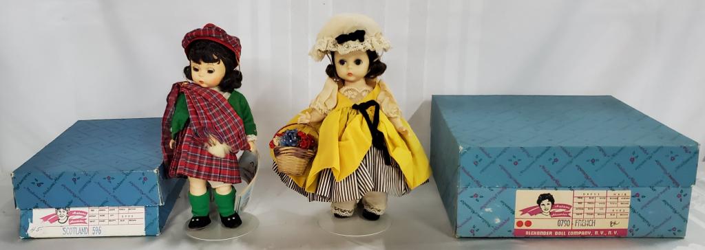 Madame Alexander Dolls "Scotland" & "French" (1 of 11)