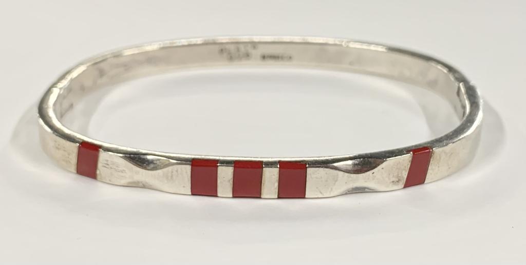 Sterling Bangle Bracelet   .9 Oz (1 of 9)
