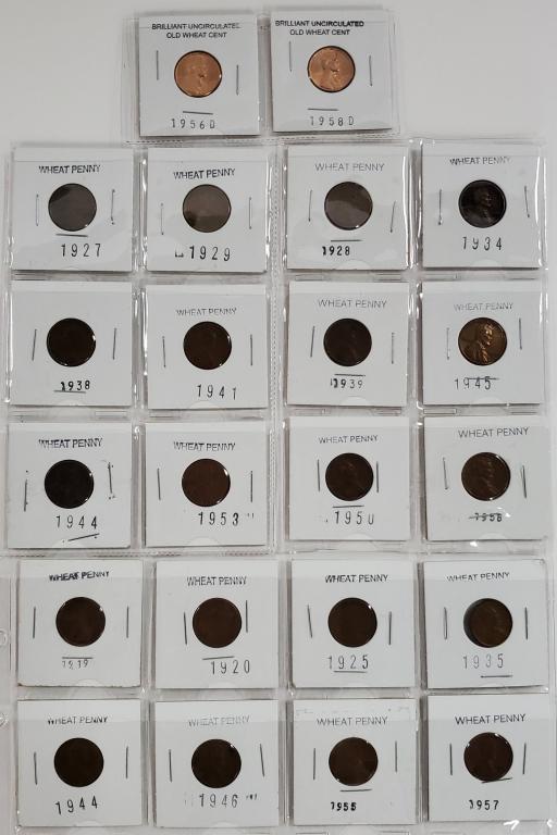 22 Collectible Wheat Pennie (1 of 10)