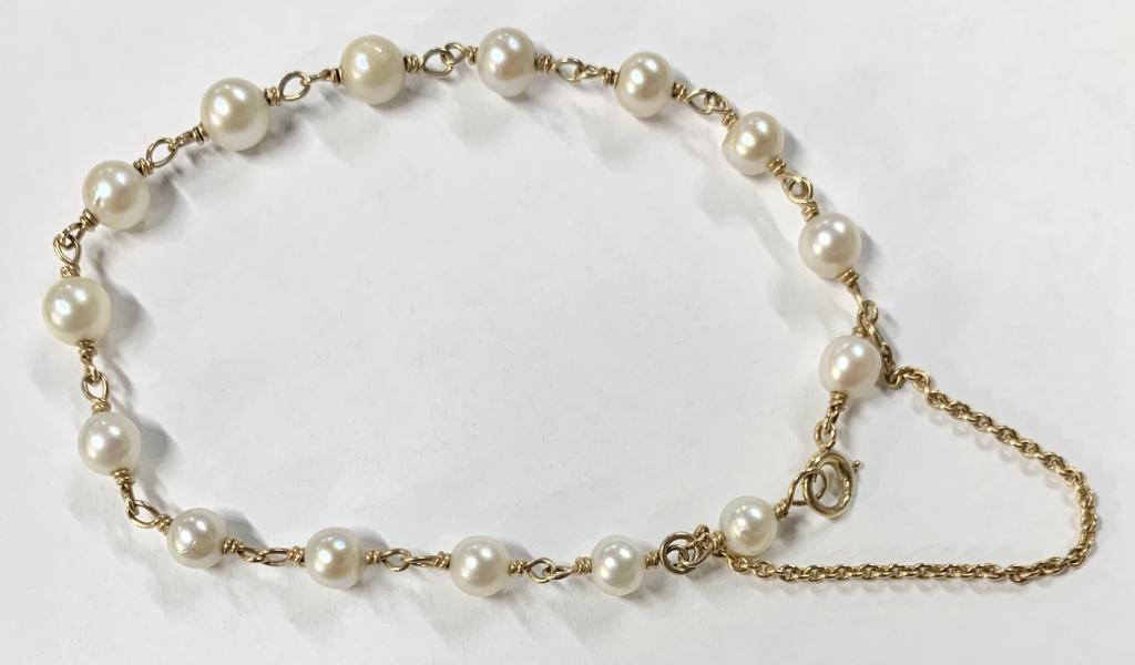 14k Pearl Bracelet (1 of 7)