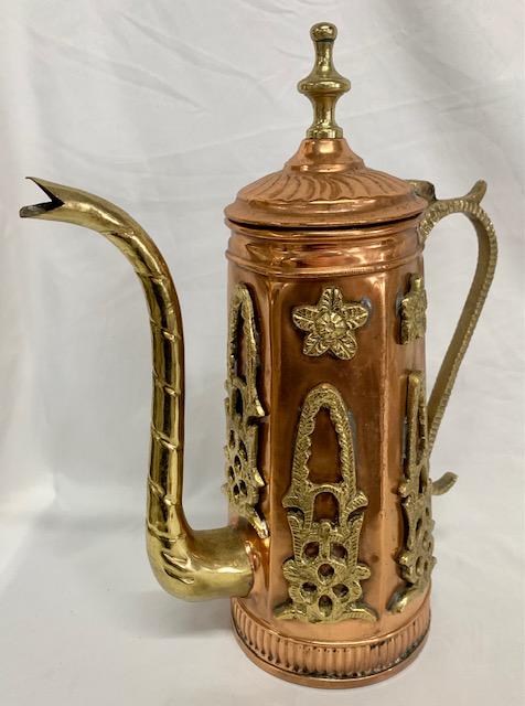 Turkish Style Copper and Brass Coffee Pot (1 of 11)