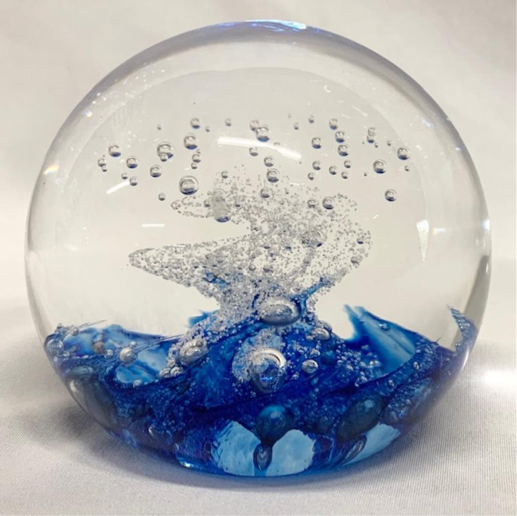Signed Art Glass Paperweight (1 of 9)