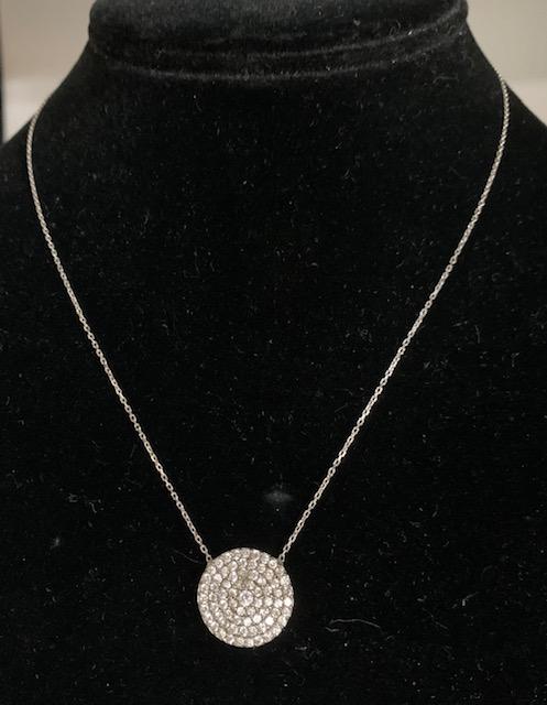 Sterling Necklace w/ Attached Pendant (1 of 6)