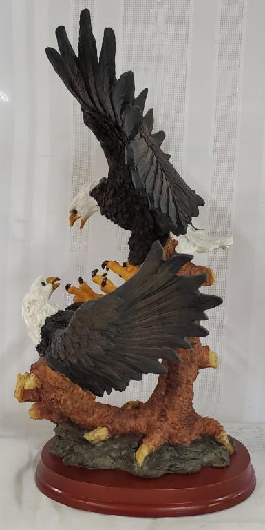 2 Eagles in Battle Statue- Number One Trading Corp (1 of 7)