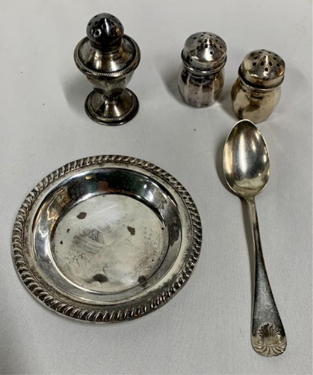 5 Assorted Small Sterling Pieces  - 1.9oz TW (1 of 13)