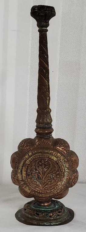 Vintage Ornate Copper Holy Water Sprinkler. (1 of 7)
